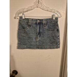 Shein Denim Micro Skirt Size Medium